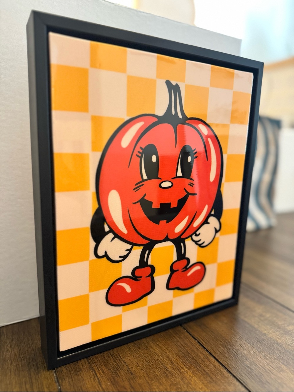 Vintage-Style Cartoon Pumpkin Halloween Art - Picture 2 of 7